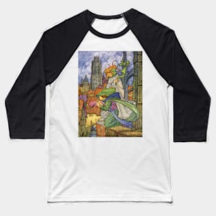 Winter & Windy Weather by Florence Harrison Baseball T-Shirt